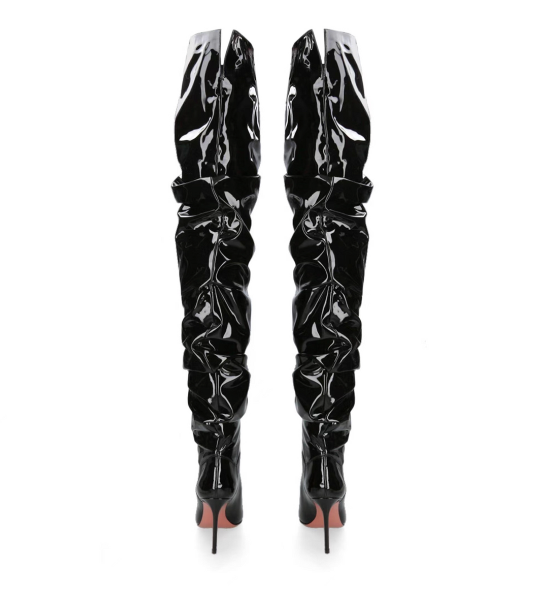 VTORAN Stiletto High Heel Over The Knee Boots