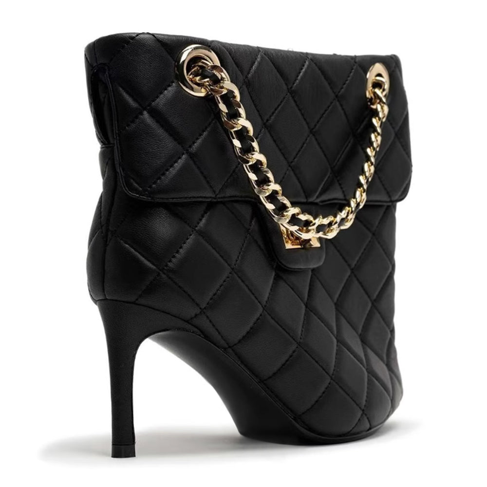 XXFBX Stiletto High Heel Ankle Boots