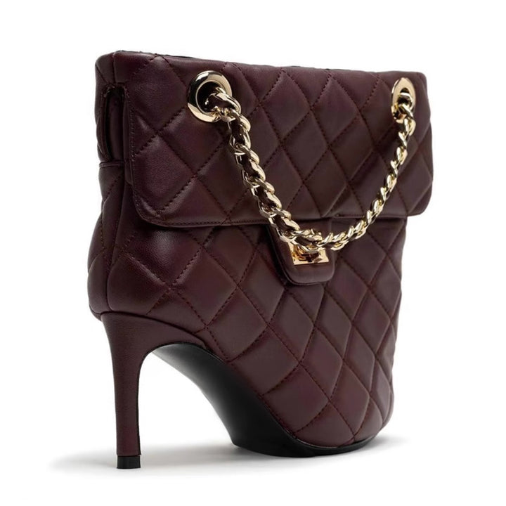 XXFBX Stiletto High Heel Ankle Boots