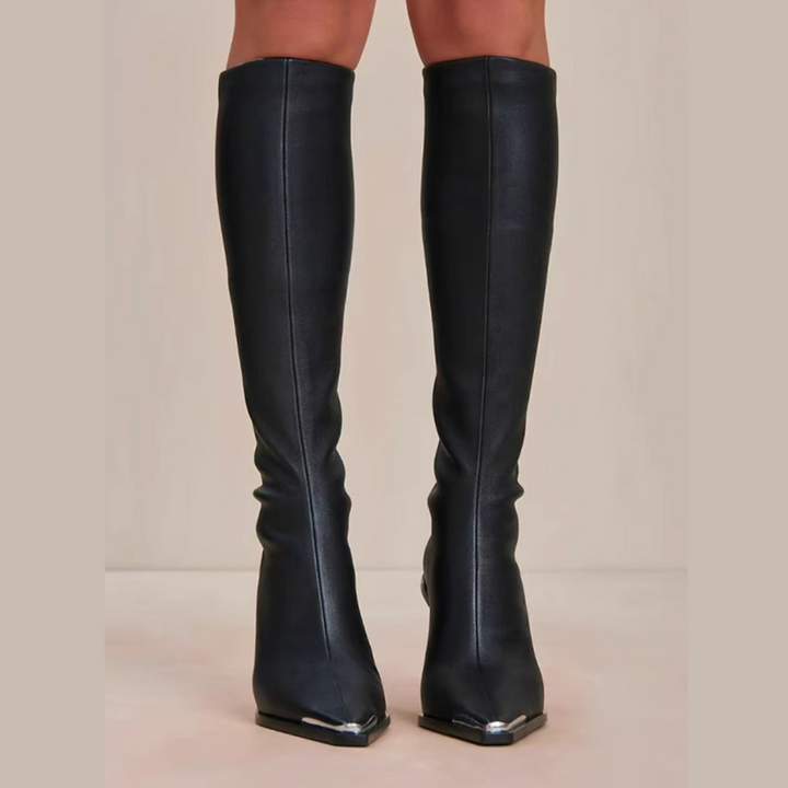 JTWGX Leather Knee High Boots
