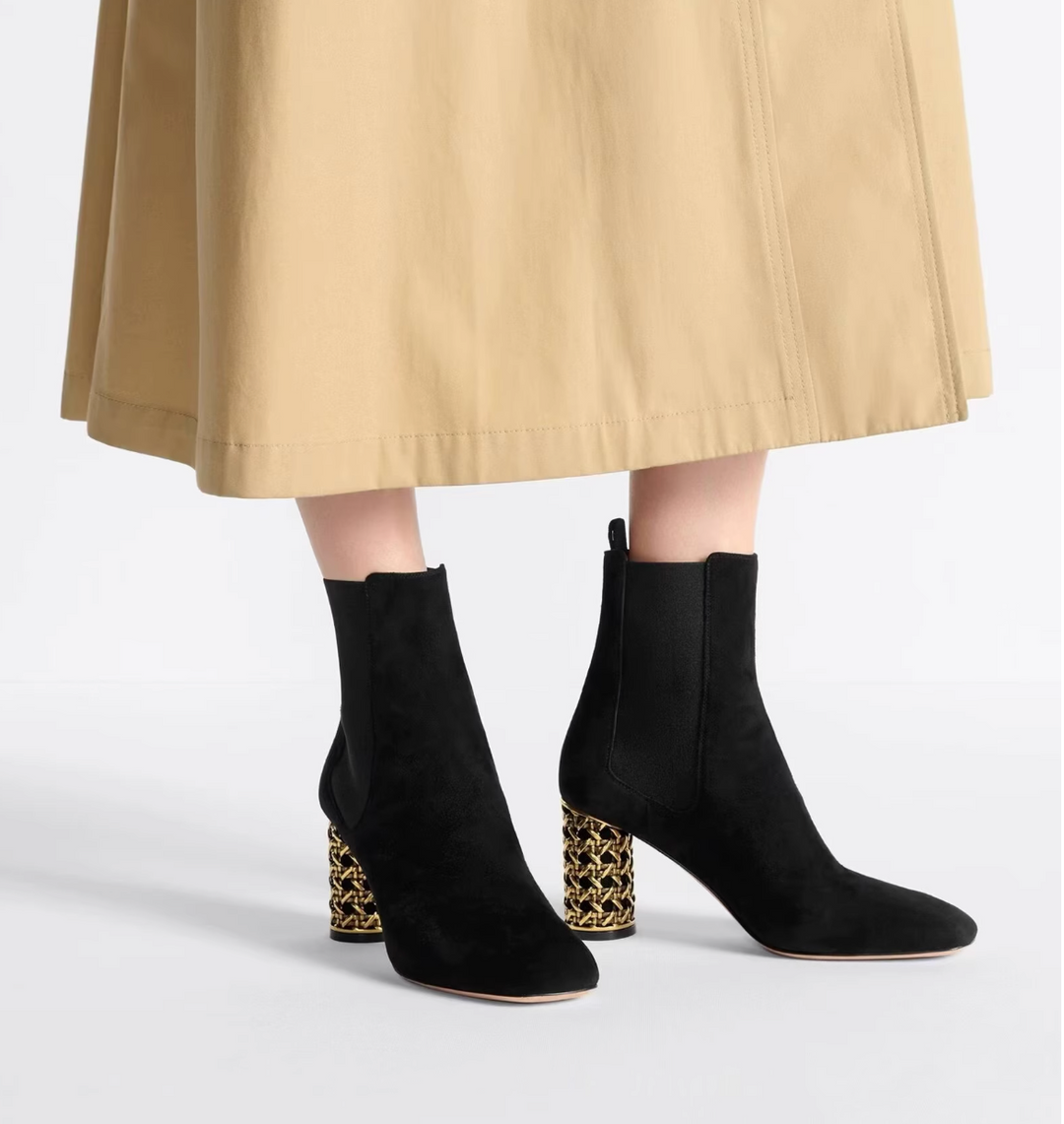MRGXD Block Heel Ankle Boots