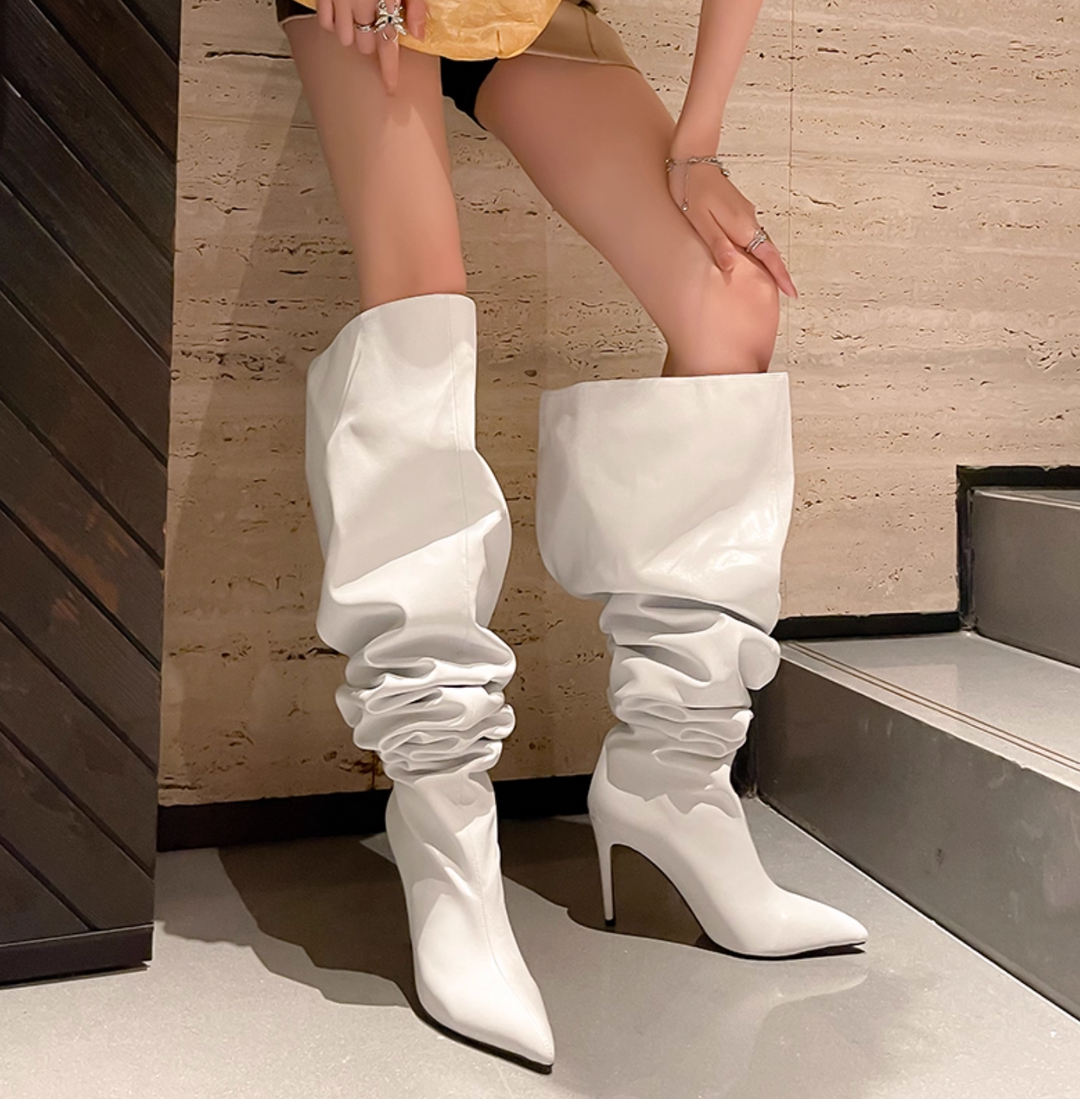 VTORAN Stiletto High Heel Over The Knee Boots