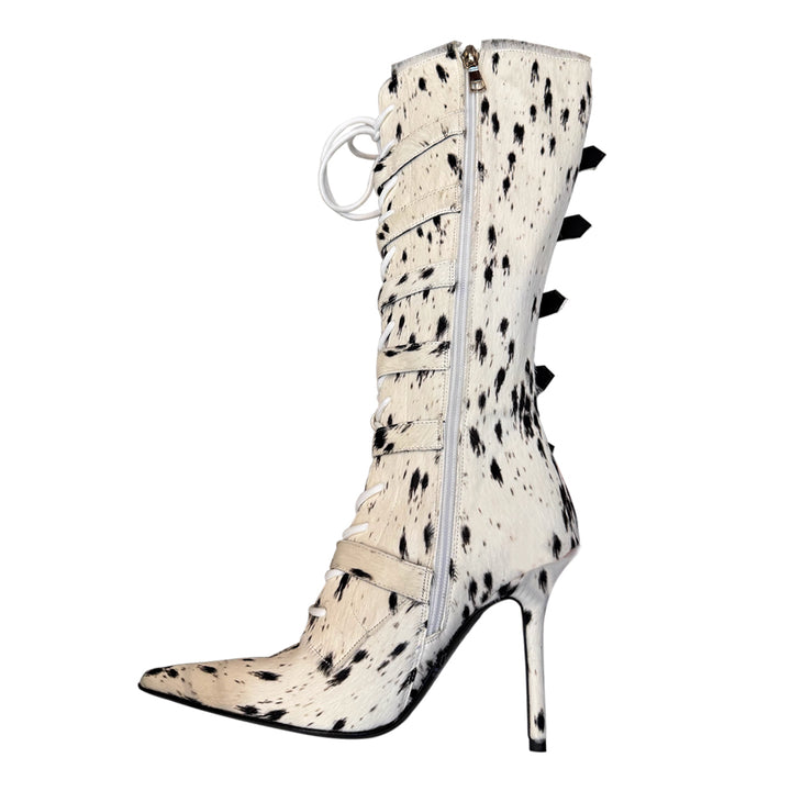 TBDHW Horsehair Knee High Boots