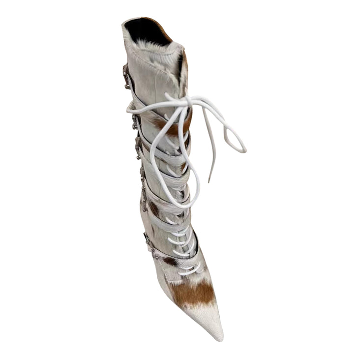 TBDHW Horsehair Knee High Boots