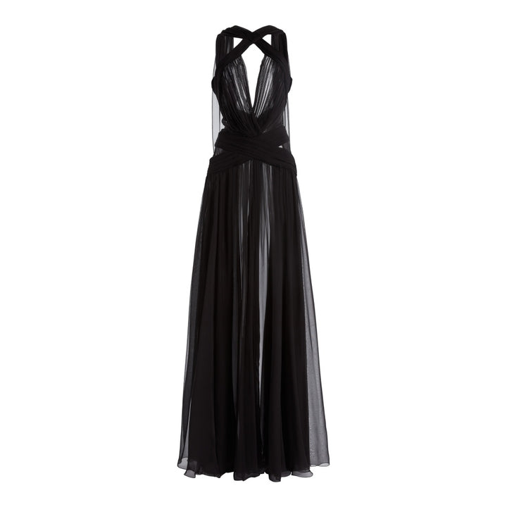 SEWIN Deep V Maxi Evening Dress Gown