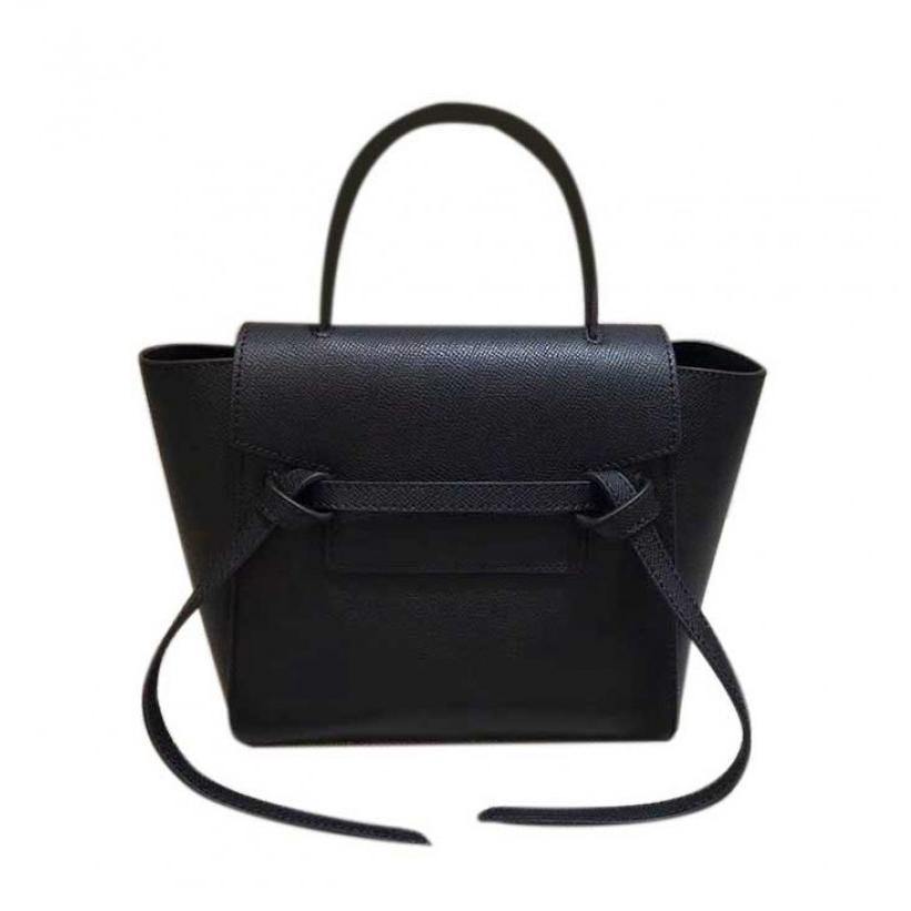 AYLON Strap Embellished Leather Tote Bag - Large - ithelabel.com