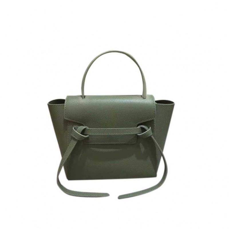 AYLON Strap Embellished Leather Tote Bag - Mini - ithelabel.com