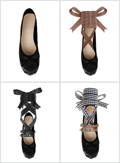 GISELLE Mix And Match Playful Ballet Shoes -Satin