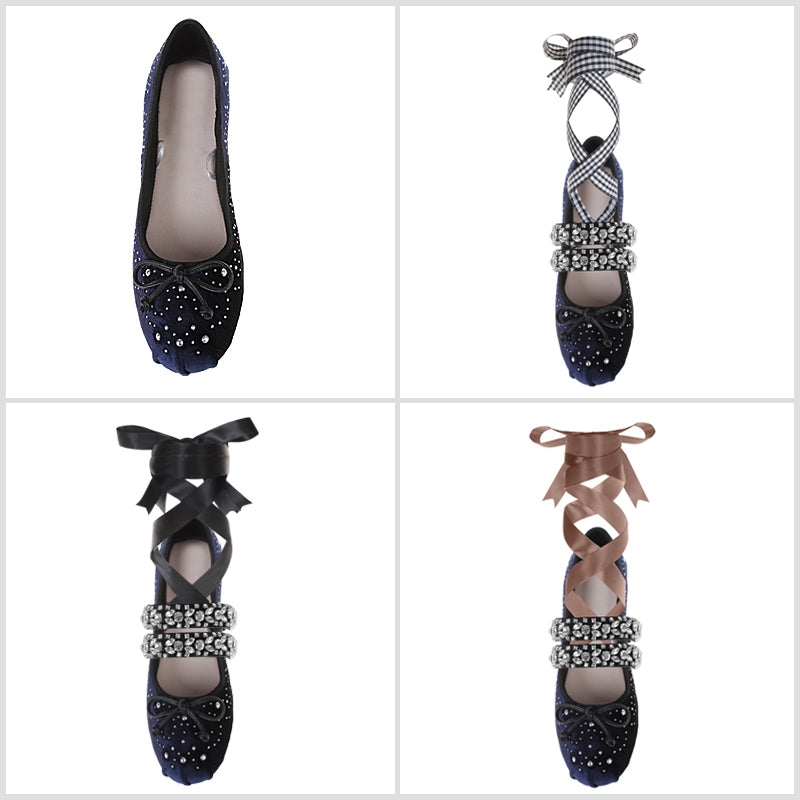 GISELLE Mix And Match Playful Studded Ballet Shoes