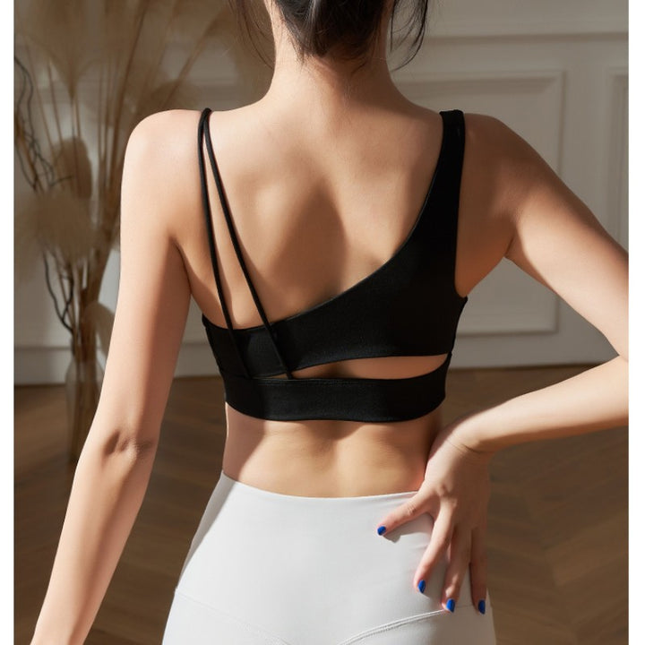 KARTI Yoga Pilates Cut Out Fitted Sports Bra
