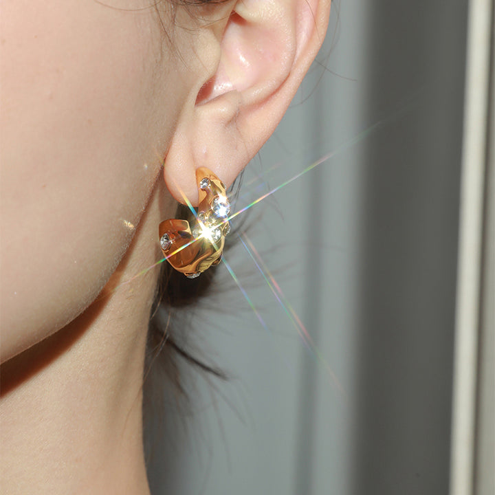 KOIDE Diamante Earrings - Pair
