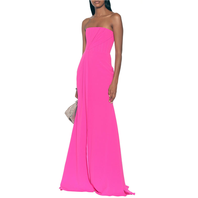 Rose MESJA Maxi Tube Evening Dress Gown | i The Label – I The Label