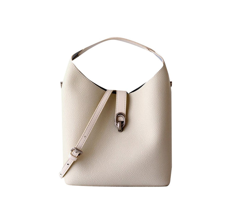 NADLA Metal Lock Bucket Bag