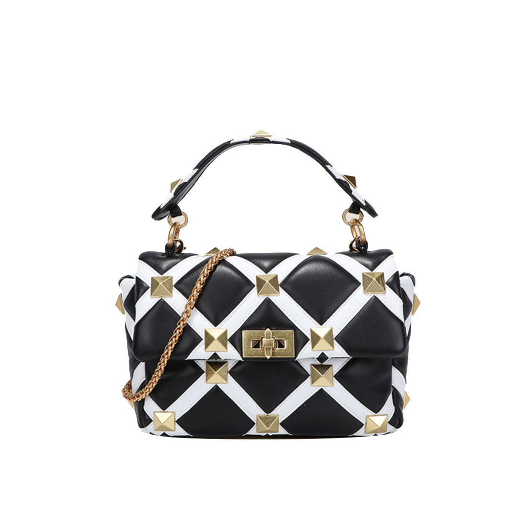 RALGO Studded Quilted Tote Bag