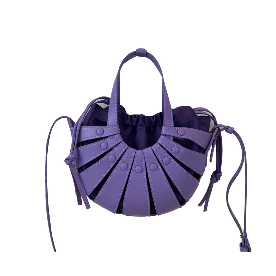 SIANA Cut Out Leather Tote Bag - ithelabel.com