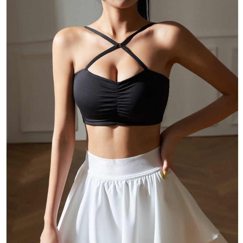 SOUCI Yoga Pilates Cross Fitted Sports Bra