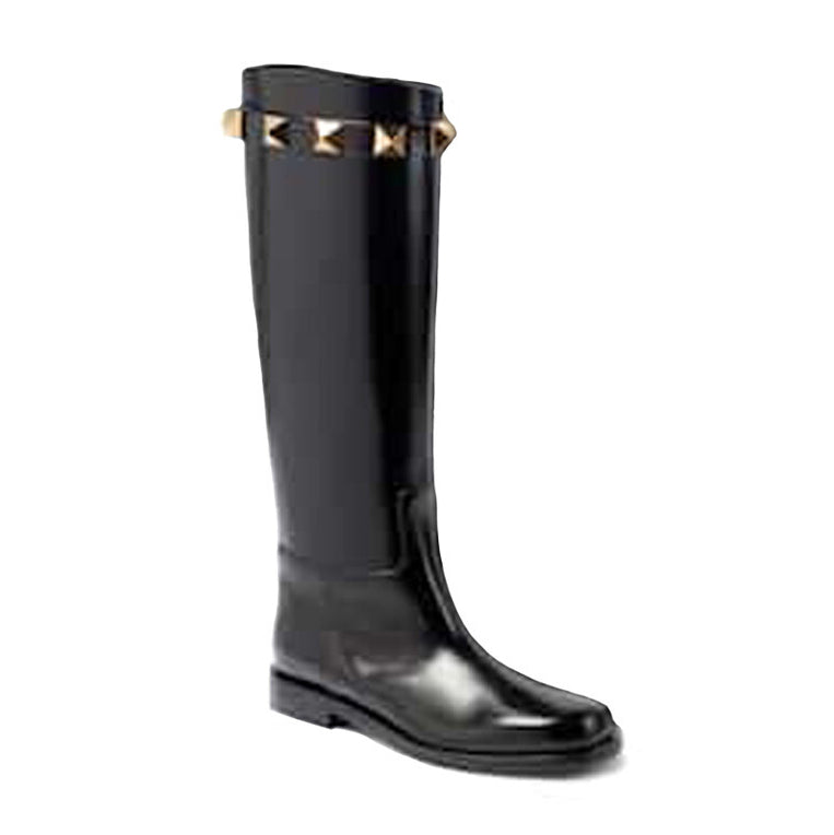 TAKIC Studded Knee High Boots