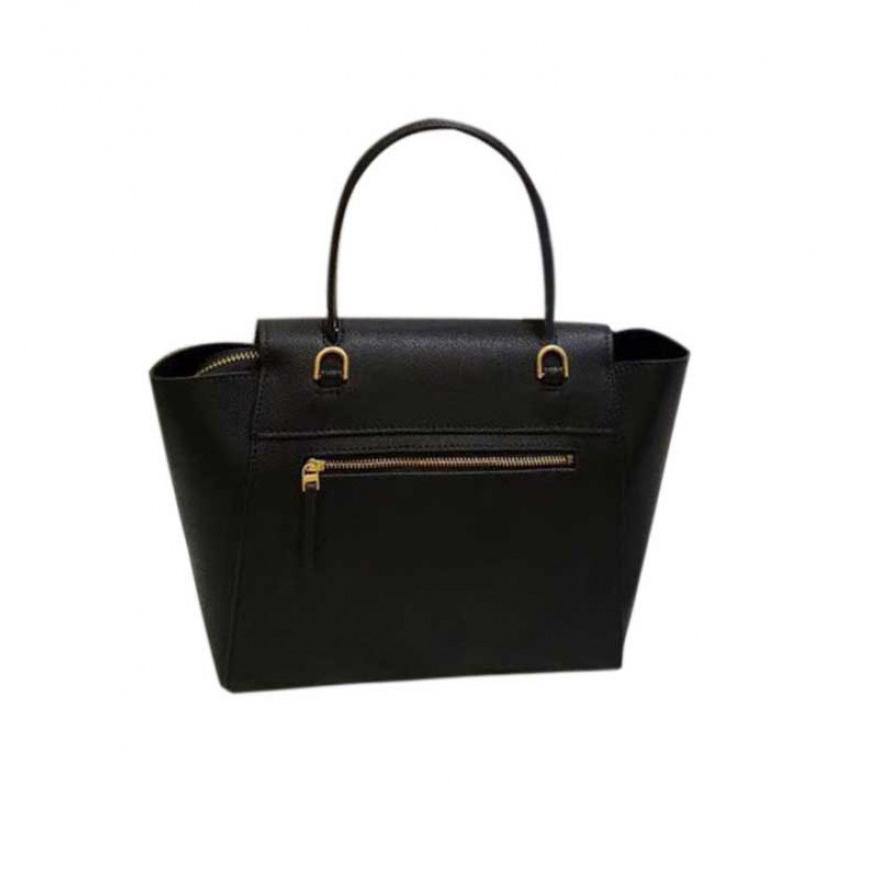 AYLON Strap Embellished Leather Tote Bag - Small - ithelabel.com