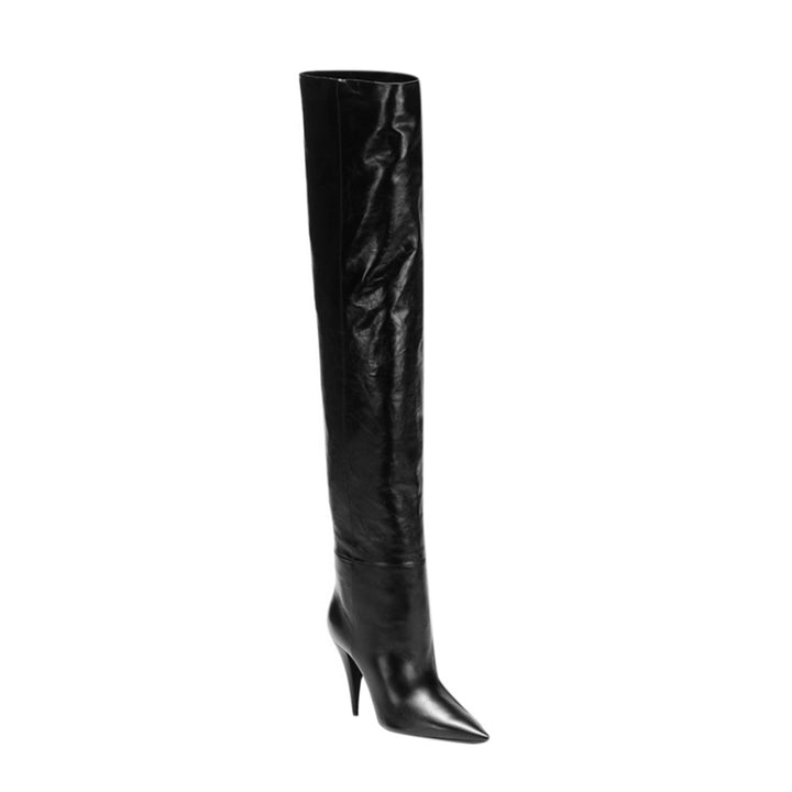 FIESA Leather Knee High Boots