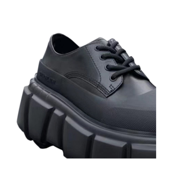 HOEJA Lace Up Platform Ankle Boots