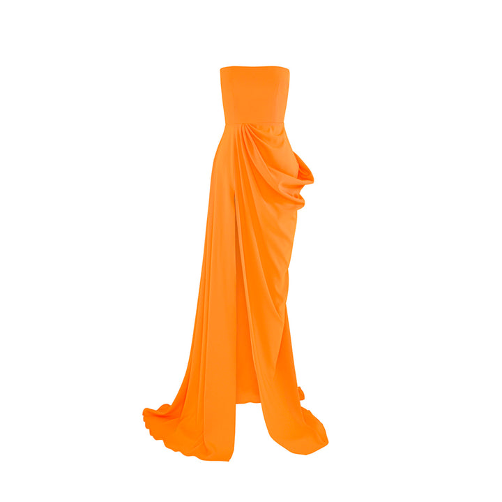 KOSIE Off-Shoulder Slip Evening Dress Gown