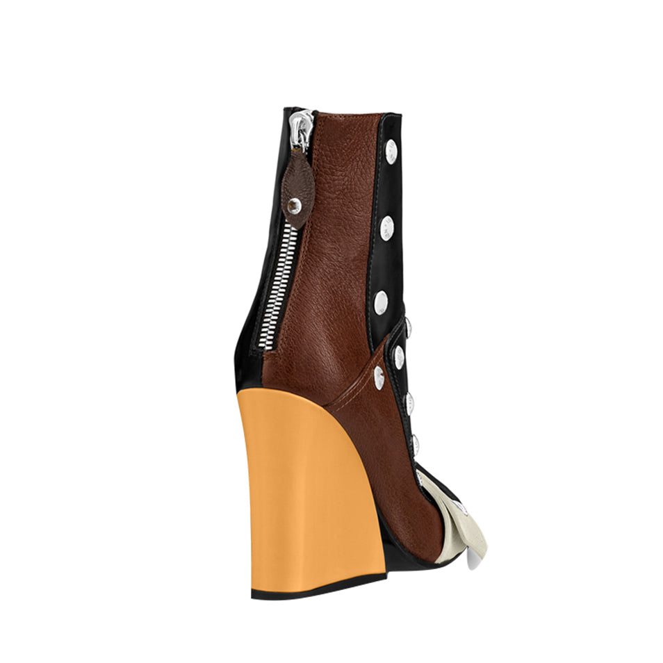 RAFOU Leather Ankle Boots