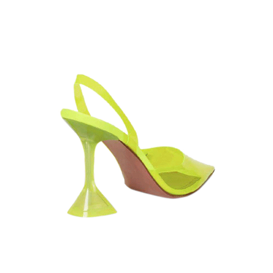 RILKA PVC High Heel Naked Sandals - ithelabel.com