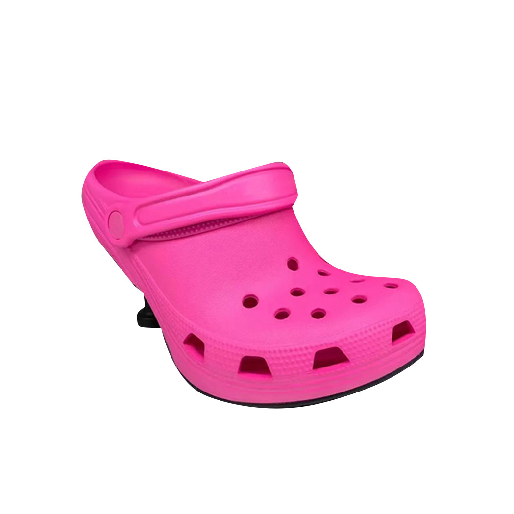 SEDME Cut Out Mid Heel Mules Sandals