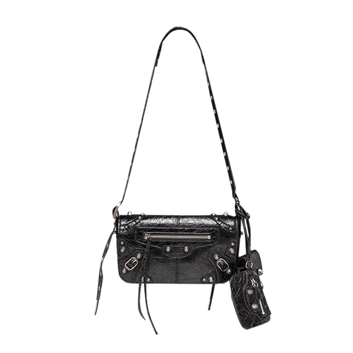 SUNIC Buckled Leather Cross Body Bag