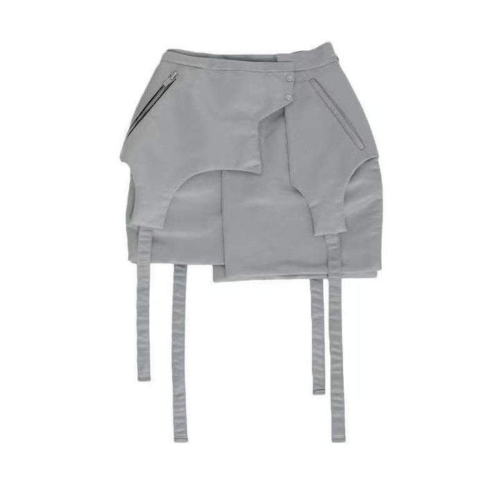 TIYIA Asymmetric Hem Mini Skirt