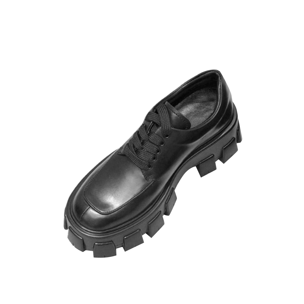 UDANI Lace Up Leather Platform Oxfords - ithelabel.com