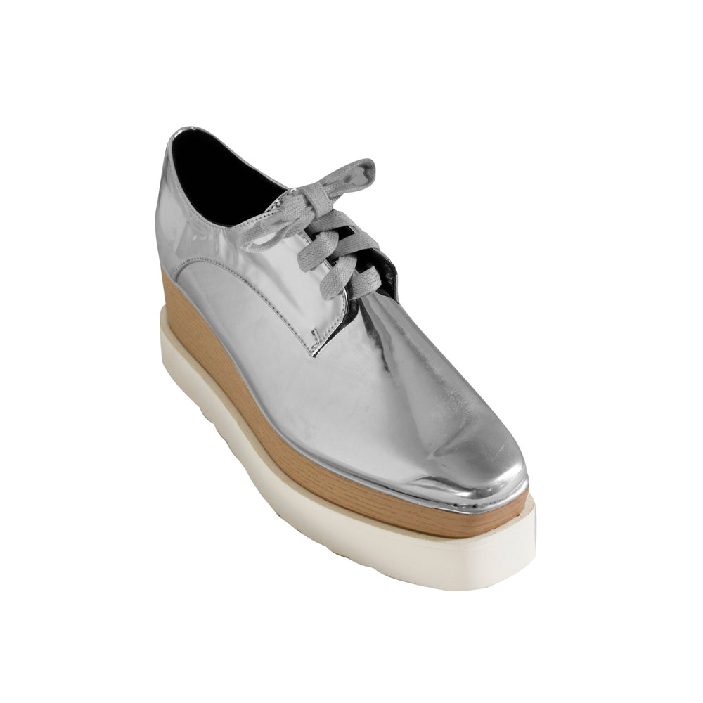 WEMER Lace Up Oxfords Platform Sneakers - ithelabel.com