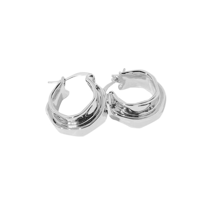 DOSNU Basic Metal Earrings - Pair