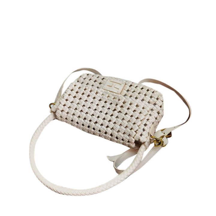 HETTE Braided Leather Tote Bag