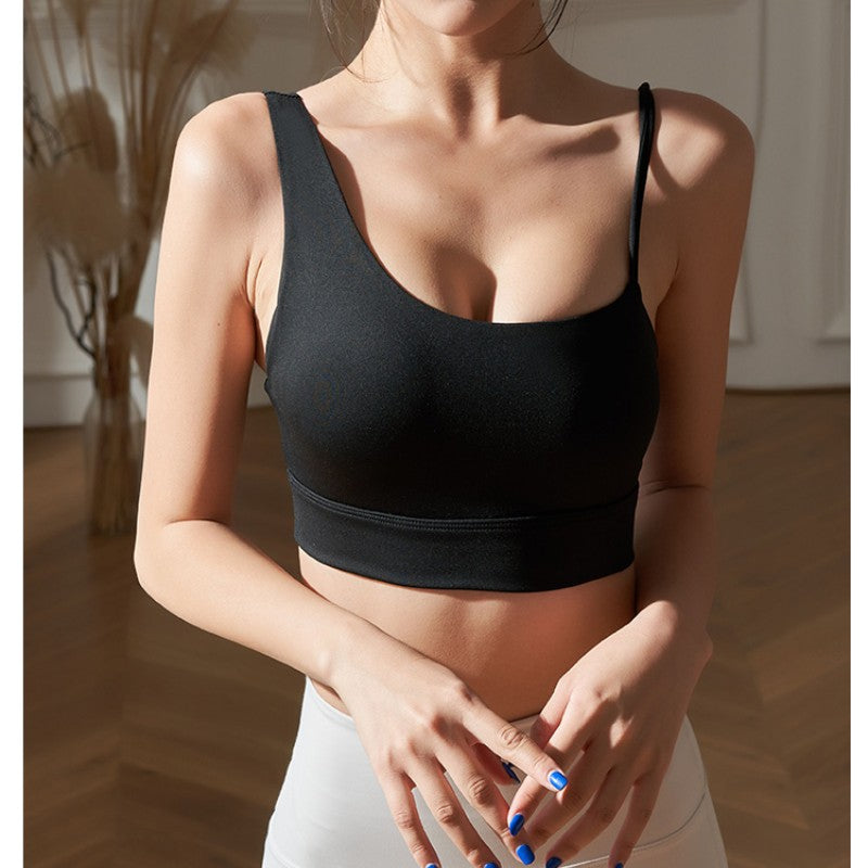 KARTI Yoga Pilates Cut Out Fitted Sports Bra