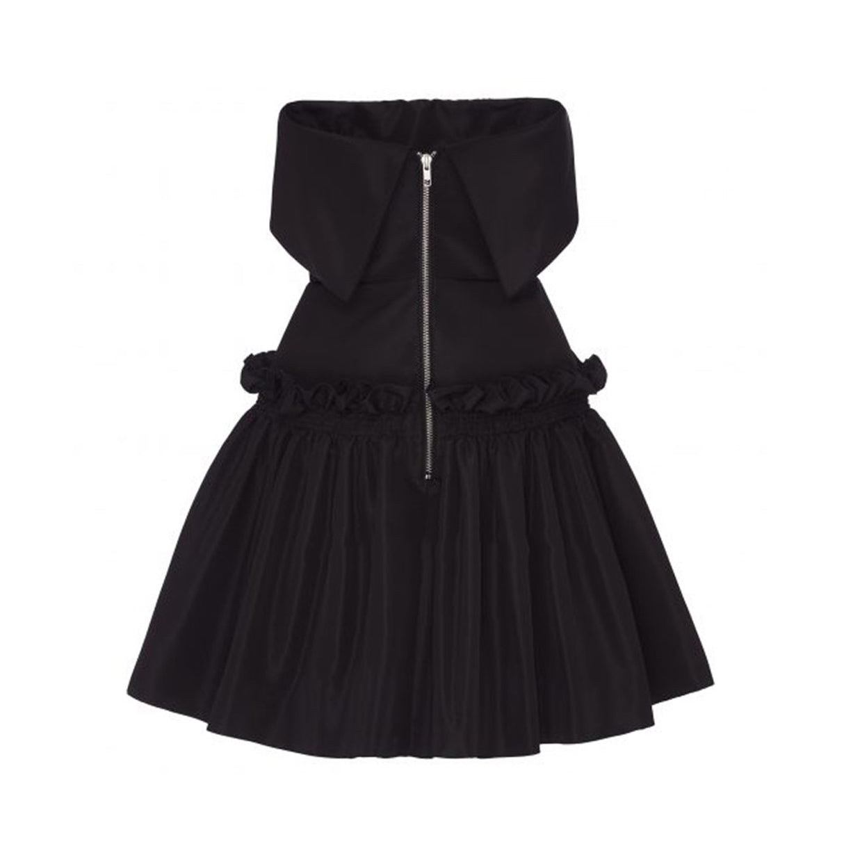 Black QAMFE Tube Mini Evening Dress Gown | i The Label – I The Label