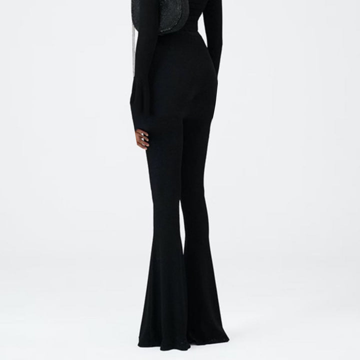 RUMHE High Waist Flared Pants
