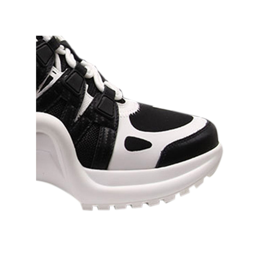 LUKE Bi-Color Spacewalker Platform Sneakers - ithelabel.com
