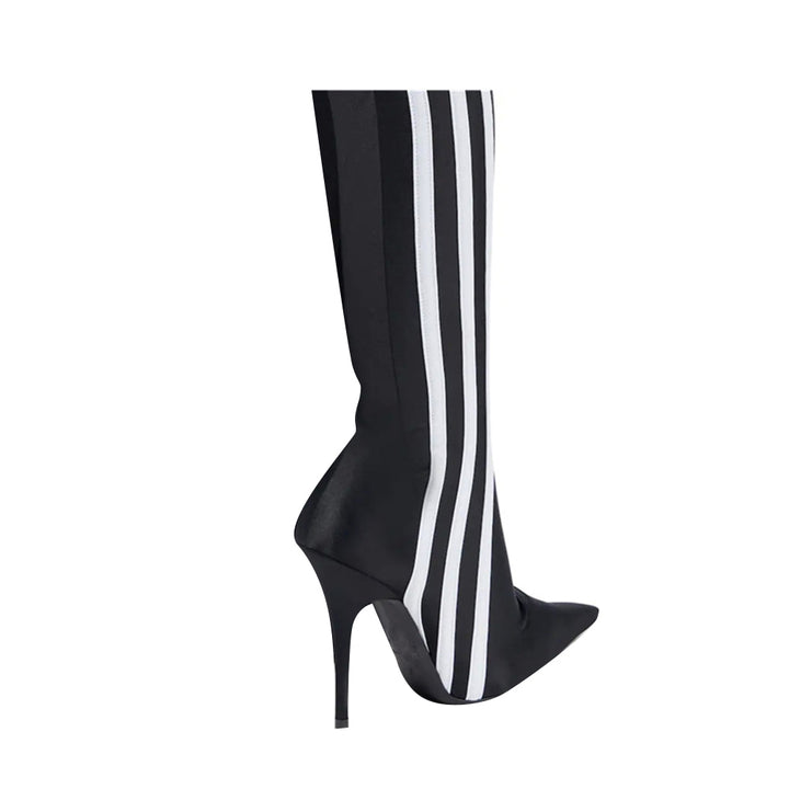 MAWEL Striped High Heel Over The Knee Boots