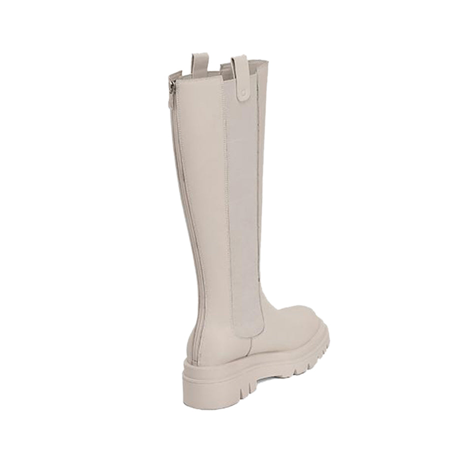 KANIO Platform Leather Knee High Boots - ithelabel.com