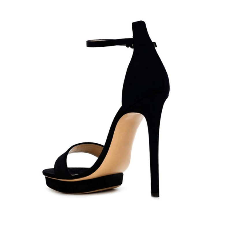 KULMA Platform Suede High Heel Sandals - 12cm - ithelabel.com