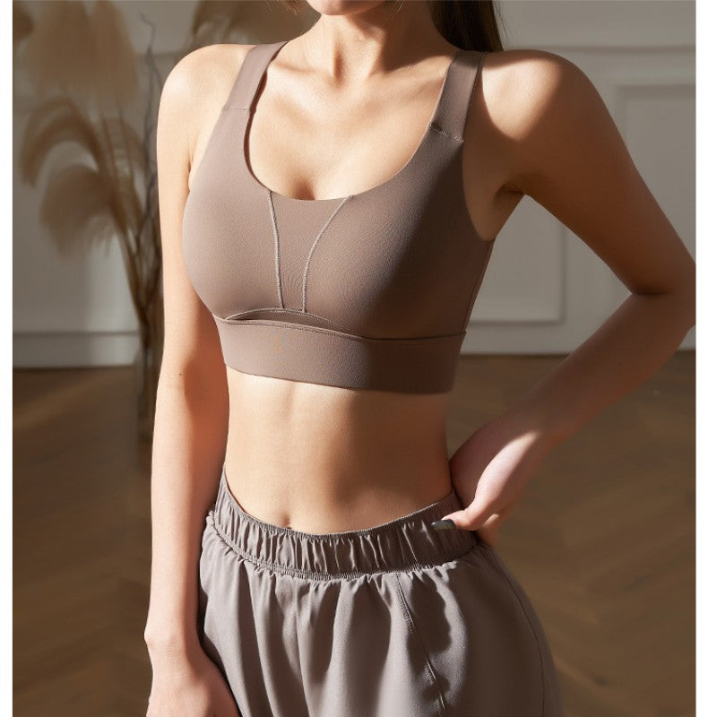 LORUE Yoga Pilates Cut Out Fitted Sport Bra