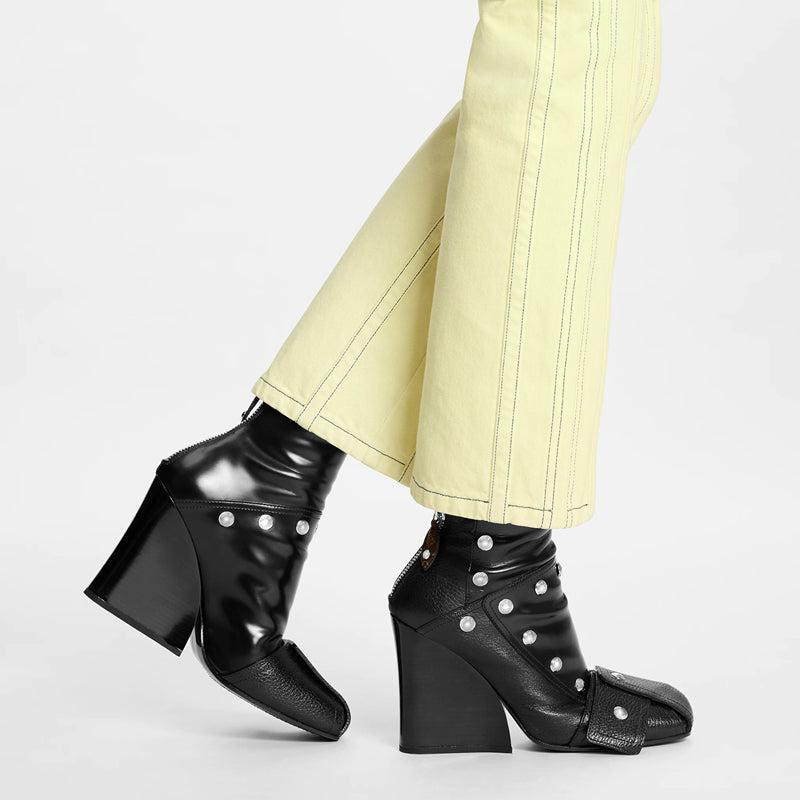 RAFOU Leather Ankle Boots