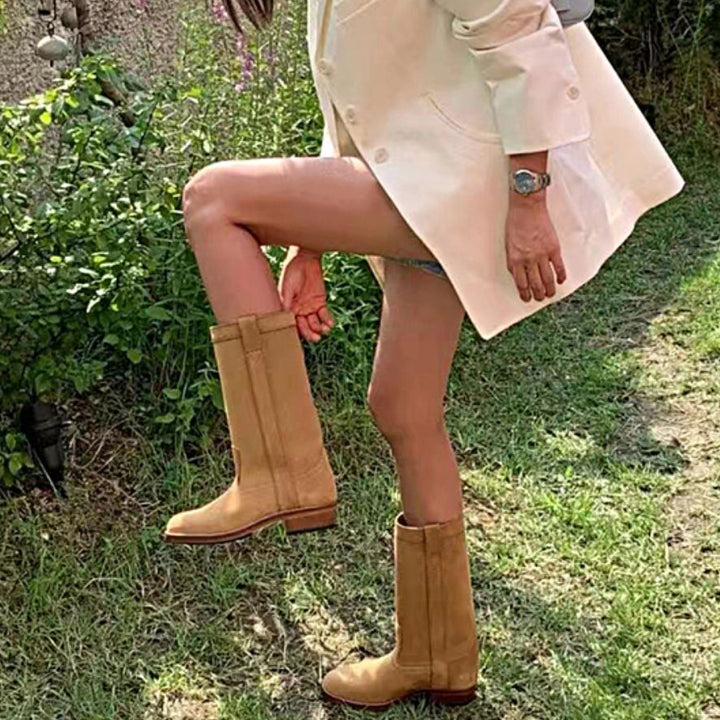 SIKEE Suede Knee High Boots