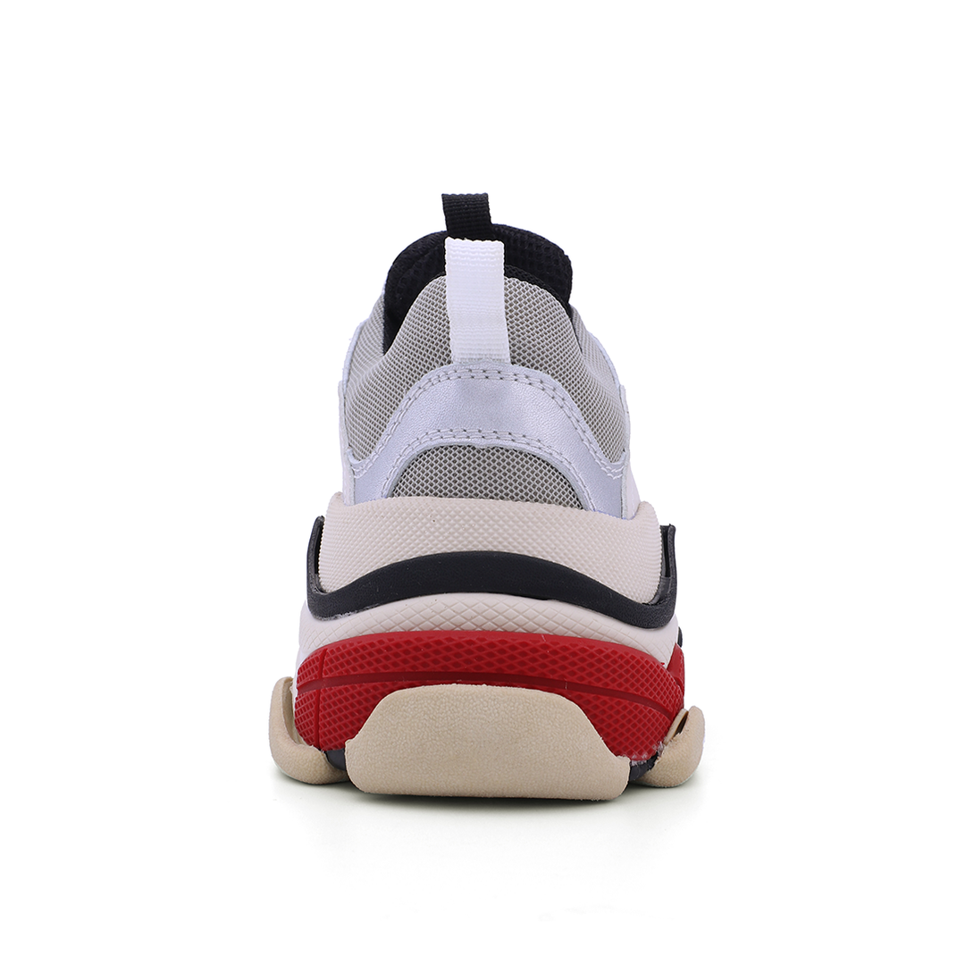 WOMEN LACIE Lace Up Mixed Color Platform Sneakers