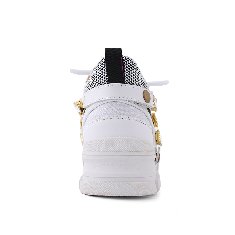 RAMAL Sneakers With Removable Crystal Jewelled Straps - ithelabel.com